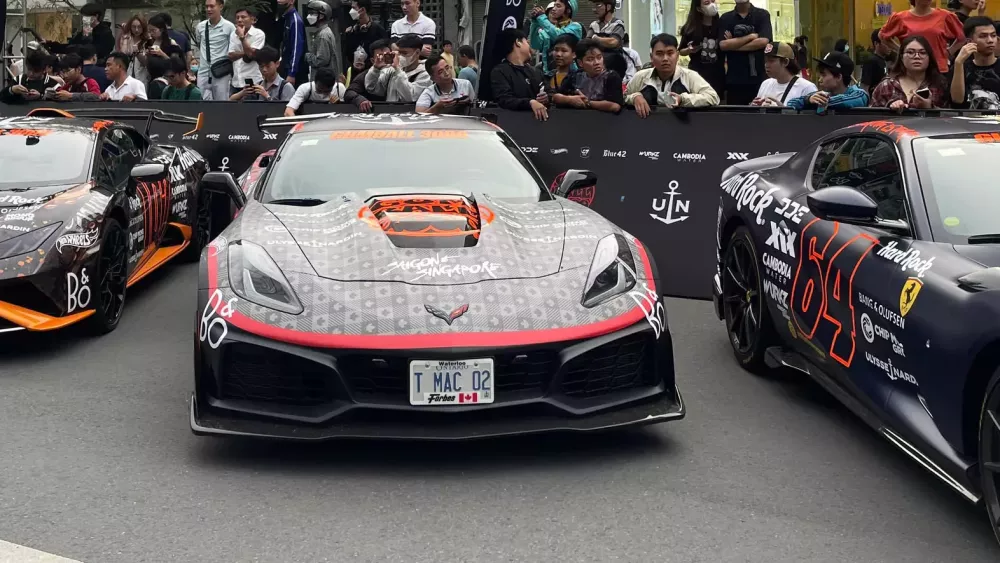 4 chiếc xe thể thao hiệu suất cao của Anh-Mỹ-Đức-Nhật tại sự kiện Gumball 3000 2024- Ảnh 5.