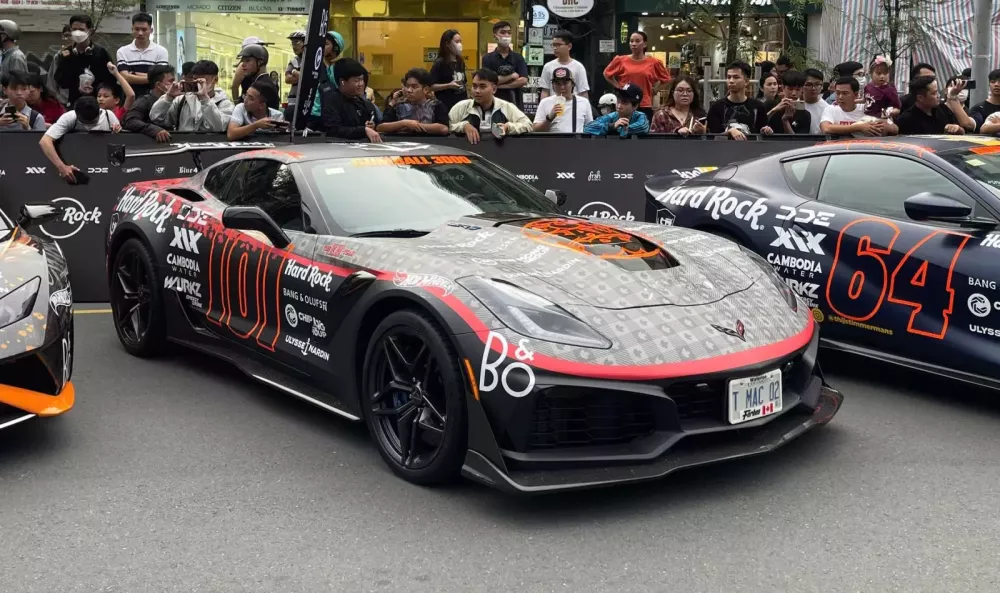 4 chiếc xe thể thao hiệu suất cao của Anh-Mỹ-Đức-Nhật tại sự kiện Gumball 3000 2024- Ảnh 4.