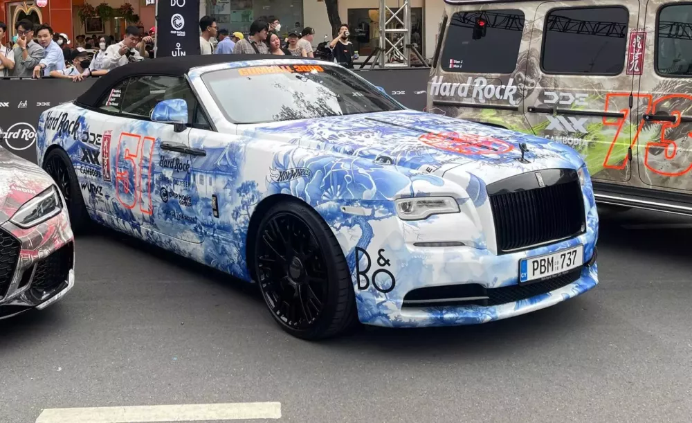 Đây là chiếc xe có bộ áo ấn tượng nhất tại Gumball 3000 2024- Ảnh 4.