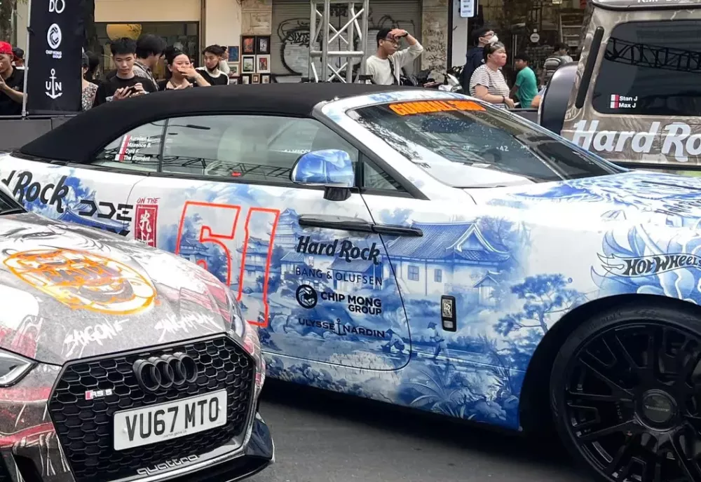 Đây là chiếc xe có bộ áo ấn tượng nhất tại Gumball 3000 2024- Ảnh 9.