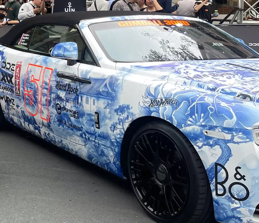 Đây là chiếc xe có bộ áo ấn tượng nhất tại Gumball 3000 2024- Ảnh 8.