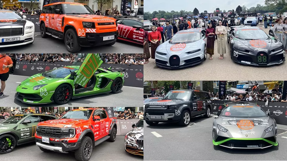 Những chiếc siêu xe của nước bạn Campuchia tham dự Gumball 3000 2024- Ảnh 2.