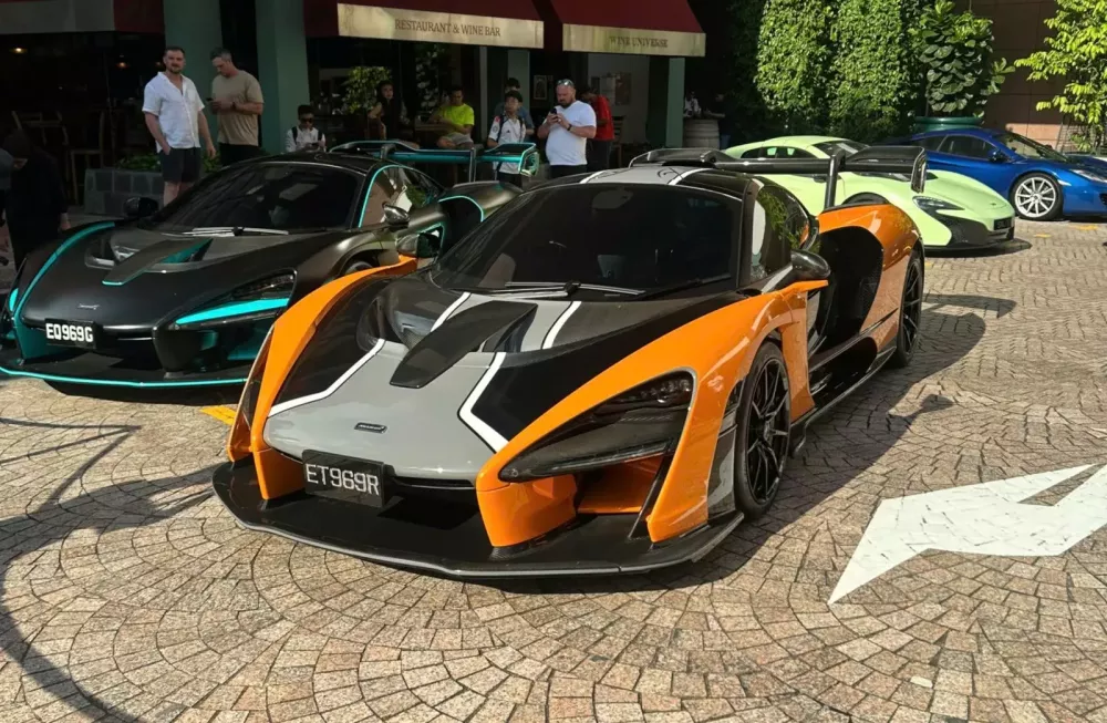 Giới đại gia Singapore họp mặt 6 siêu phẩm McLaren Senna trong sự kiện đội F1 McLaren áp đảo chiến thắng- Ảnh 1.