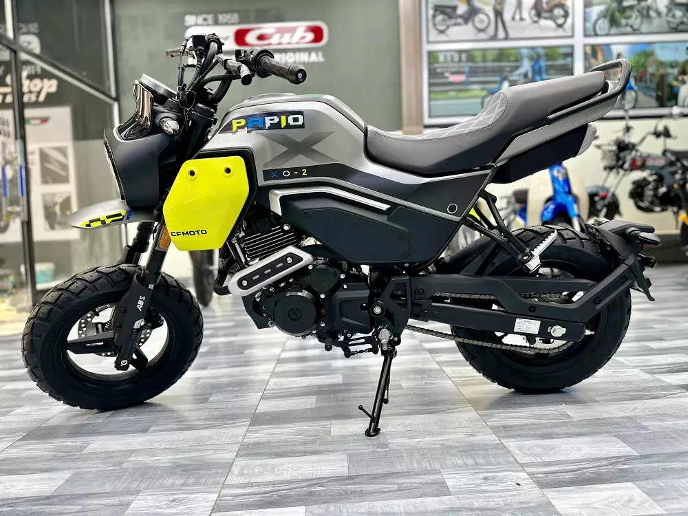 CFMoto Papio 125 XO2 sở hữu yên xe cao 770 mm