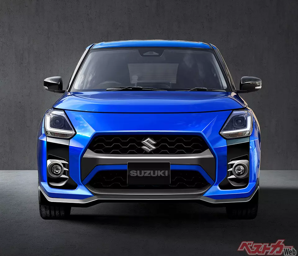 Hình ảnh phác họa của Suzuki Swift Sport 2025.