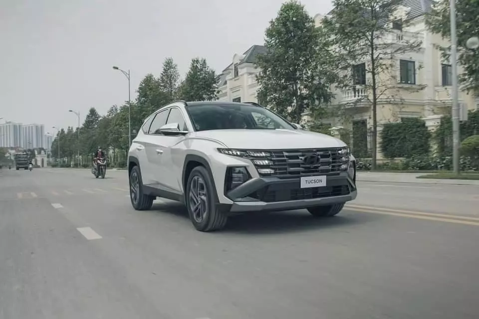 Hyundai Tucson 2025 đã xuất hiện trên đường phố Việt Nam