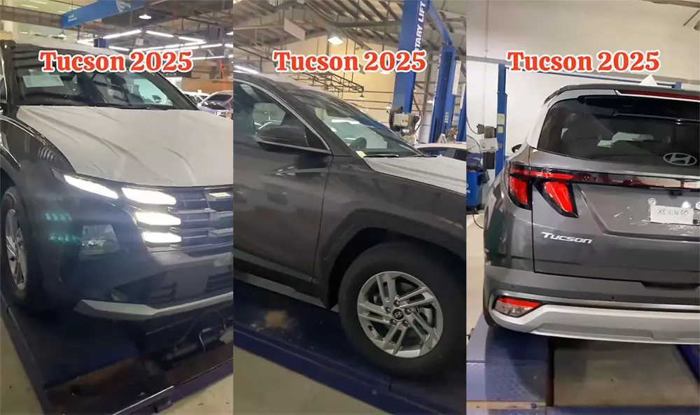 Hyundai Tucson 2025 bản thấp xuất hiện tại đại lý trước khi ra mắt Việt Nam vào tháng sau