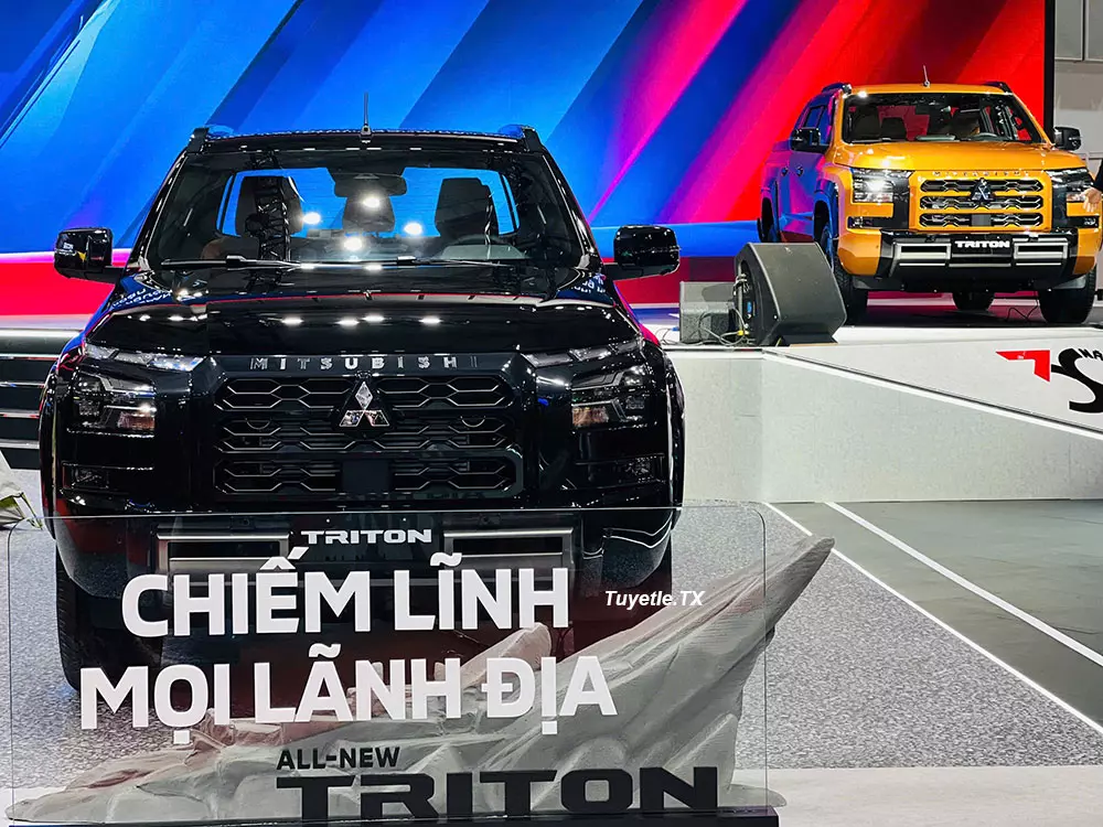 Mitsubishi Triton thế hệ mới được trưng bày tại Triển lãm VMS 2024