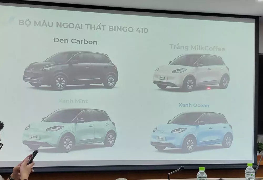 4 lựa chọn màu sắc của Wuling Bingo tại Việt Nam