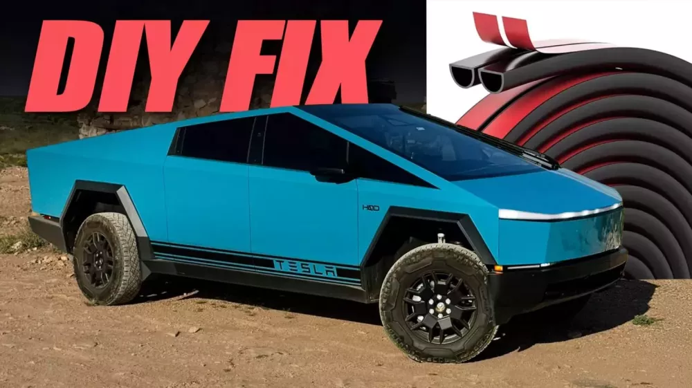 Đại lý bó tay, chủ xe Tesla Cybertruck tự mua đồ trên mạng chỉ 13 USD về khắc phục- Ảnh 1.