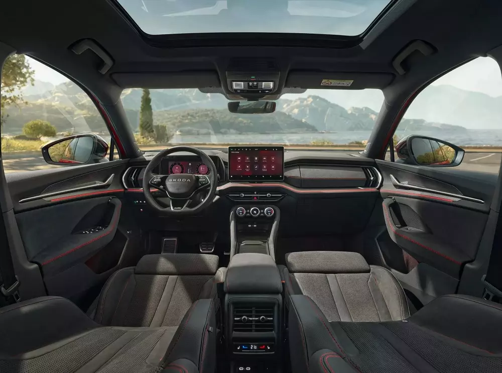 Nội thất của Skoda Kodiaq RS 2025