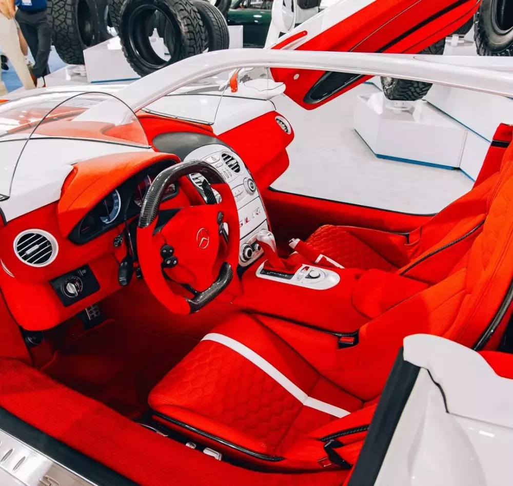 Cận cảnh chiếc xe Mercedes-Benz SLR McLaren Speedster thân rộng đẹp mắt- Ảnh 5.