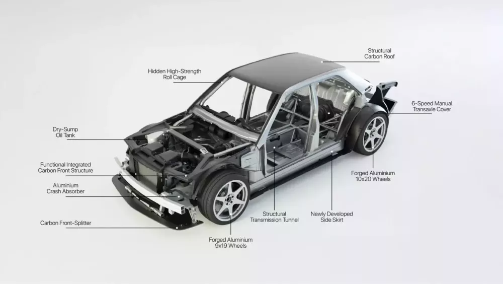 Bạn sẽ kh&ocirc;ng thể tin được khi biết chiếc xe Mercedes 190E EVO II mới được l&agrave;m lại c&oacute; gi&aacute; bằng 2 chiếc Rolls-Royce Cullinan- Ảnh 10.