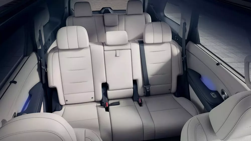 Hàng ghế giữa của Hyundai Palisade 2025 bản 8 chỗ và 9 chỗ