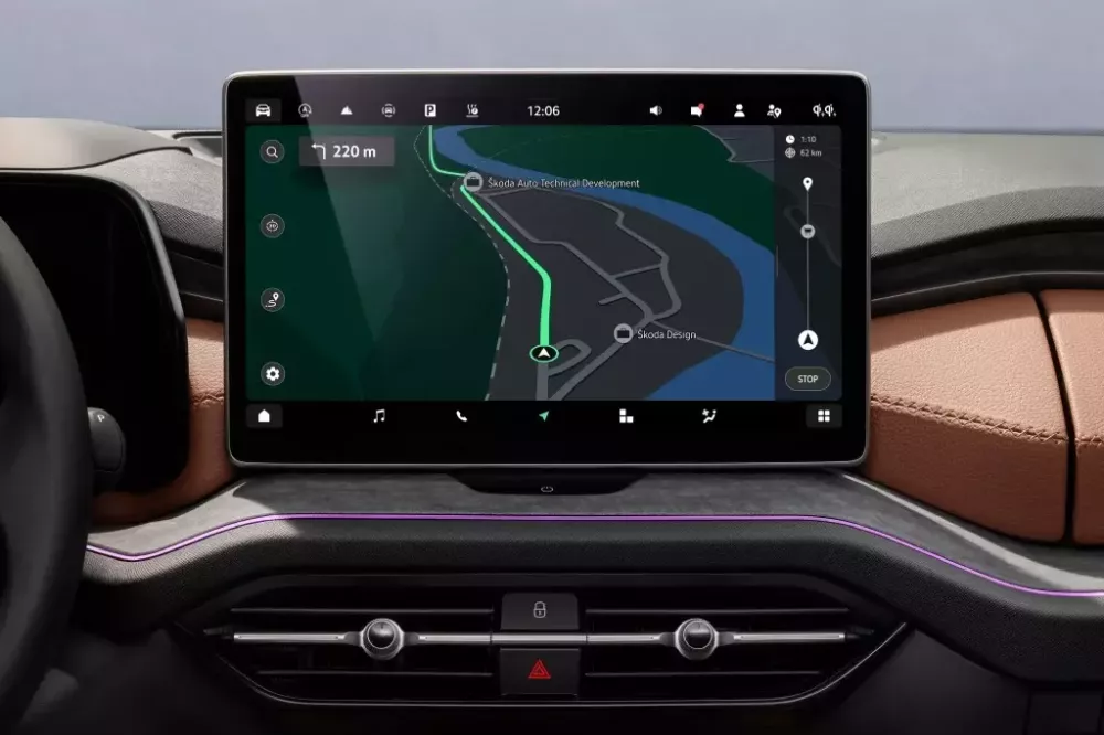 Skoda Kodiaq 2025 d&ugrave;ng m&agrave;n h&igrave;nh cảm ứng trung t&acirc;m 13 inch
