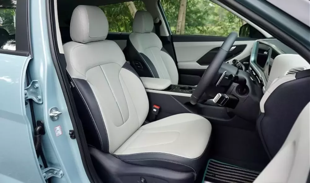 Hàng ghế trước của Hyundai Creta Electric