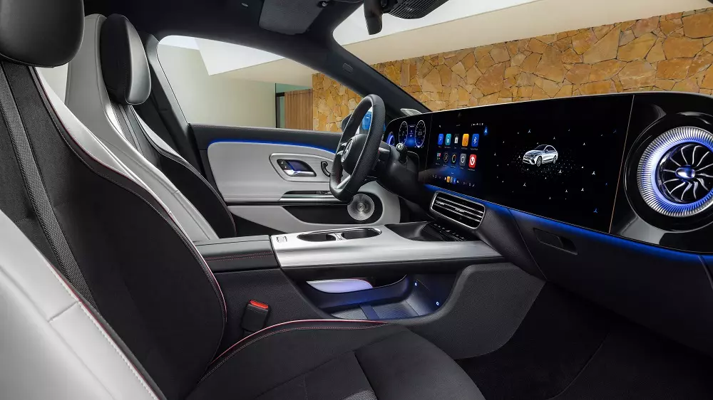 Nội thất của Mercedes-Benz CLA 2025 không có nhiều nút bấm vật lý Nội thất của Mercedes-Benz CLA 2025 không có nhiều nút bấm vật lý
