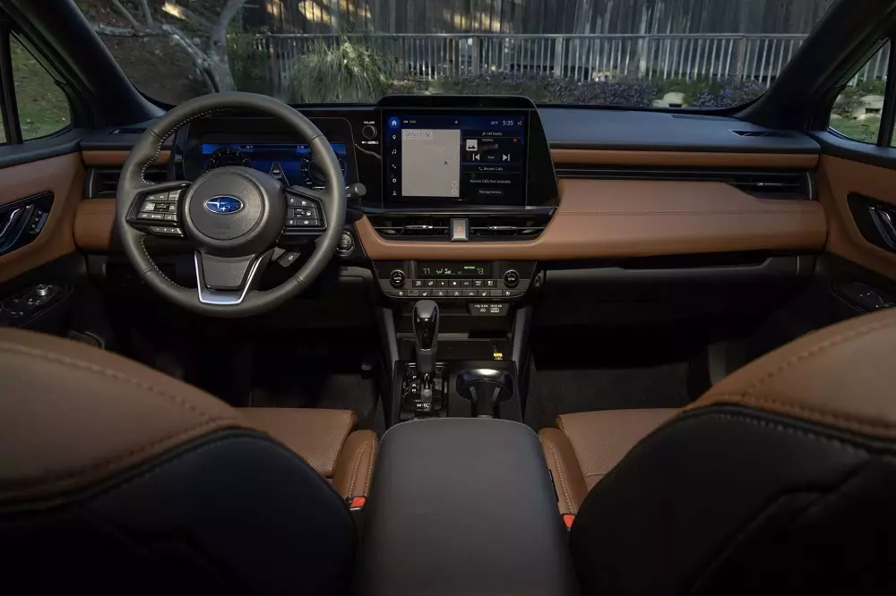 Nội thất của Subaru Outback 2026 có 2 màn hình mới Nội thất của Subaru Outback 2026 có 2 màn hình mới