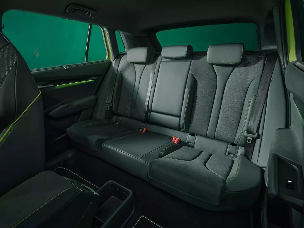 Hàng ghế sau của Skoda Elroq vRS Hàng ghế sau của Skoda Elroq vRS
