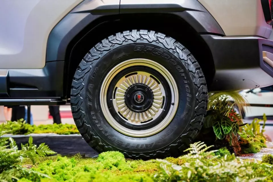 Vành la-zăng của mẫu SUV mới nhà Hongqi Vành la-zăng của mẫu SUV mới nhà Hongqi