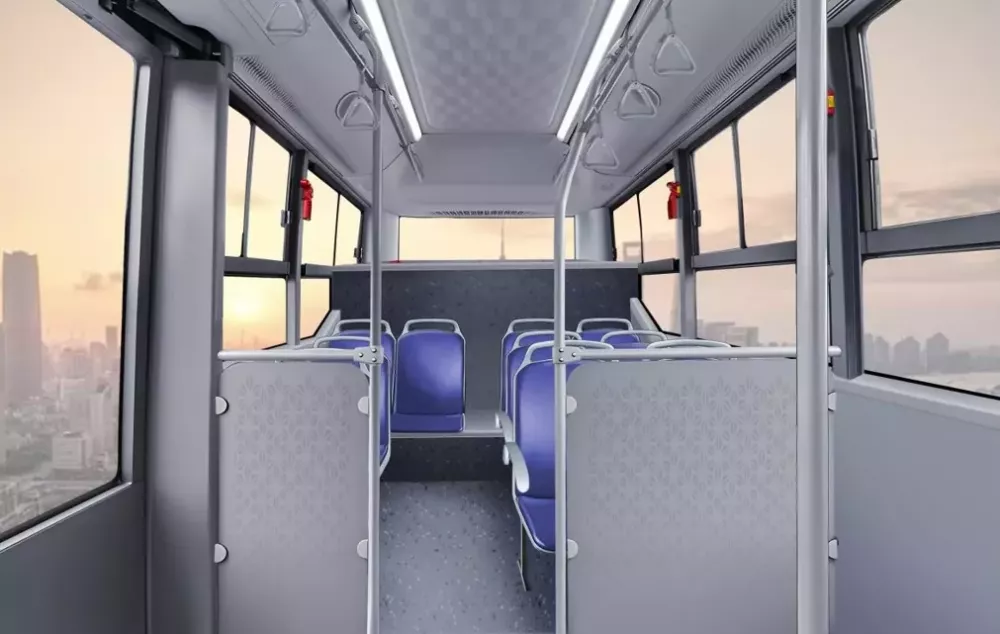Nội thất của VinFast EB 6 phiên bản xe buýt điện đô thị