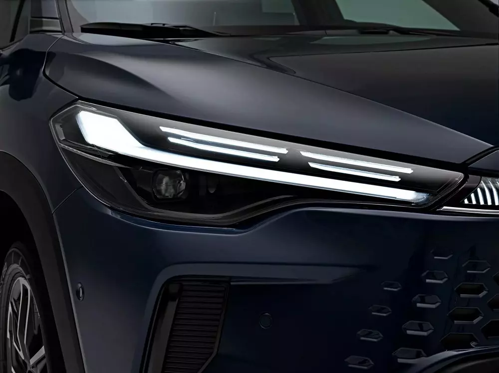 Cụm đèn pha LED sắc sảo của Toyota Corolla Cross 2026 Cụm đèn pha LED sắc sảo của Toyota Corolla Cross 2026