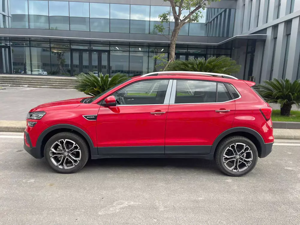 Skoda Kushaq sở hữu kích thước khá nổi bật trong phân khúc SUV cỡ B tại Việt Nam