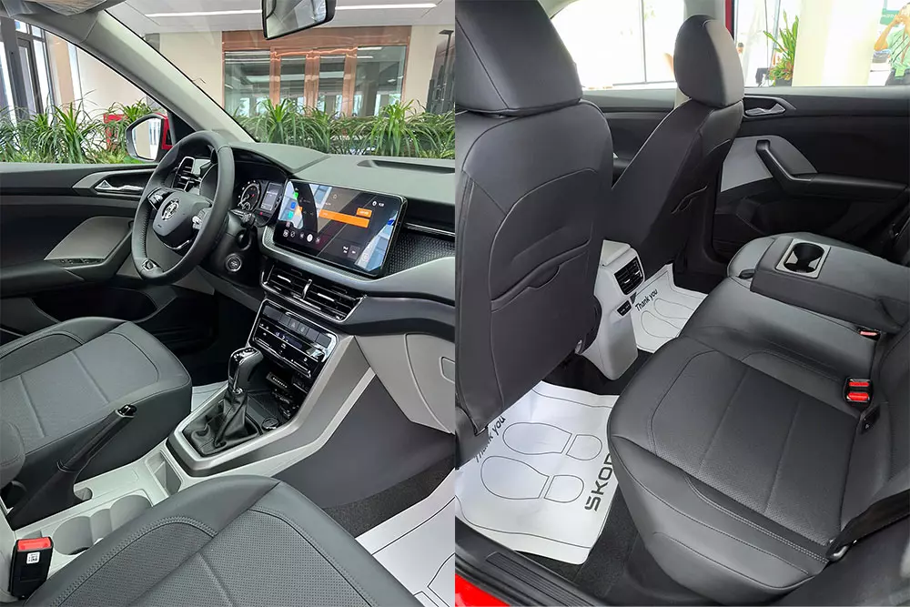 Nội thất của Skoda Kushaq bản tiêu chuẩn