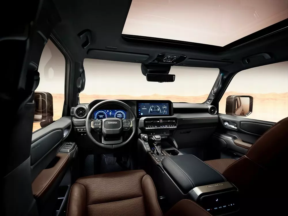 Nội thất của Toyota Land Cruiser Prado thế hệ mới tại châu Âu