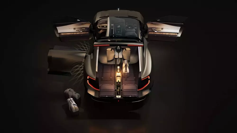 Khoang hành lý phía sau của Bentley EXP 15 Khoang hành lý phía sau của Bentley EXP 15