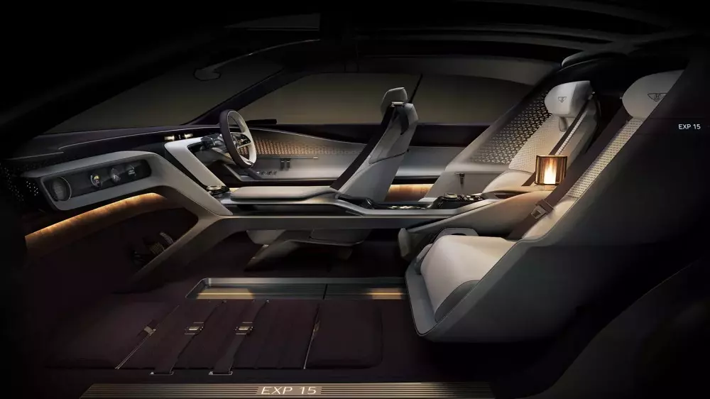 Bentley EXP 15 không có ghế phụ lái Bentley EXP 15 không có ghế phụ lái