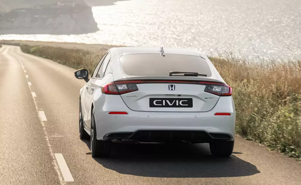 Khu vực phía sau của Honda Civic 2026 không có gì mới