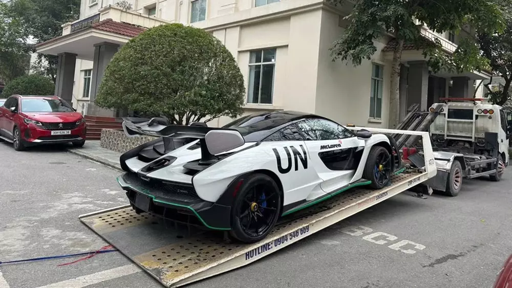 McLaren Senna của doanh nhân Việt xuất hiện tại Hà Nội- Ảnh 1.