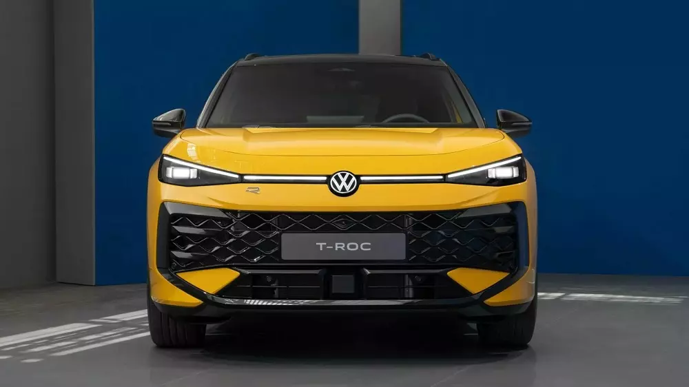 Volkswagen T-Roc 2026 sở hữu thiết kế đầu xe lấy cảm hứng từ ô tô điện