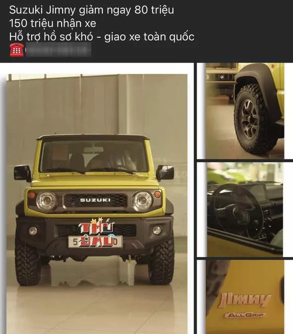 Suzuki Jimny được đại lý ưu đãi giảm mạnh đến 80 triệu đồng