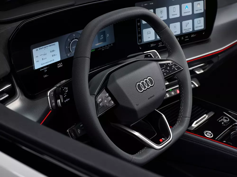 Vô lăng vát đáy thể thao của Audi Q3 Sportback 2025