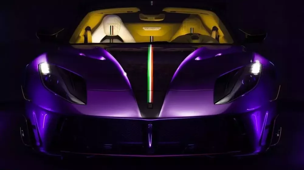 Không thể tin được khi Mansory lại nghĩ ra bộ áo màu tím cho sản phẩm độ Ferrari 812 Superfast- Ảnh 2. Không thể tin được khi Mansory lại nghĩ ra bộ áo màu tím cho sản phẩm độ Ferrari 812 Superfast- Ảnh 2.