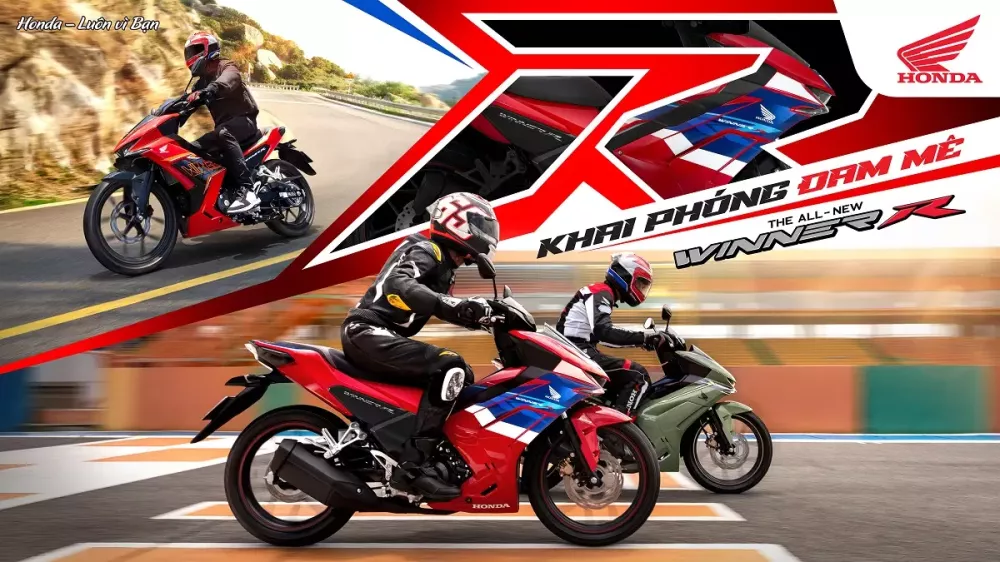 Xe côn tay Honda Winner R chính thức được giới thiệu tại Việt Nam với thiết kế lột xác