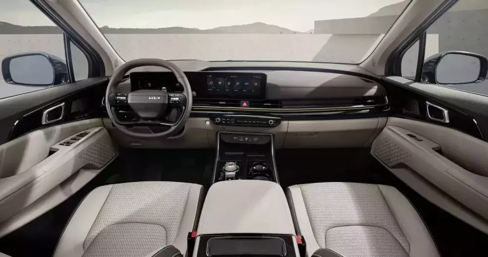 Kia Carnival Hi Limousine 2026 ở Hàn Quốc dùng vô lăng như các mẫu ô tô điện đời mới cùng thương hiệu Kia Carnival Hi Limousine 2026 ở Hàn Quốc dùng vô lăng như các mẫu ô tô điện đời mới cùng thương hiệu