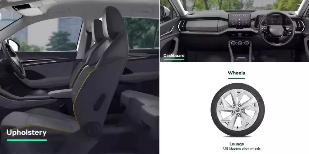 Nội thất và mâm 18 inch của Skoda Kodiaq Lounge Nội thất và mâm 18 inch của Skoda Kodiaq Lounge