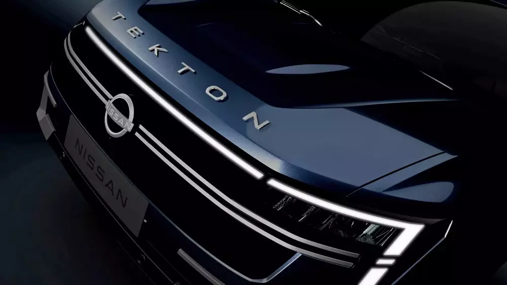 Nissan Tekton sở hữu cụm đ&egrave;n pha LED h&igrave;nh chữ C