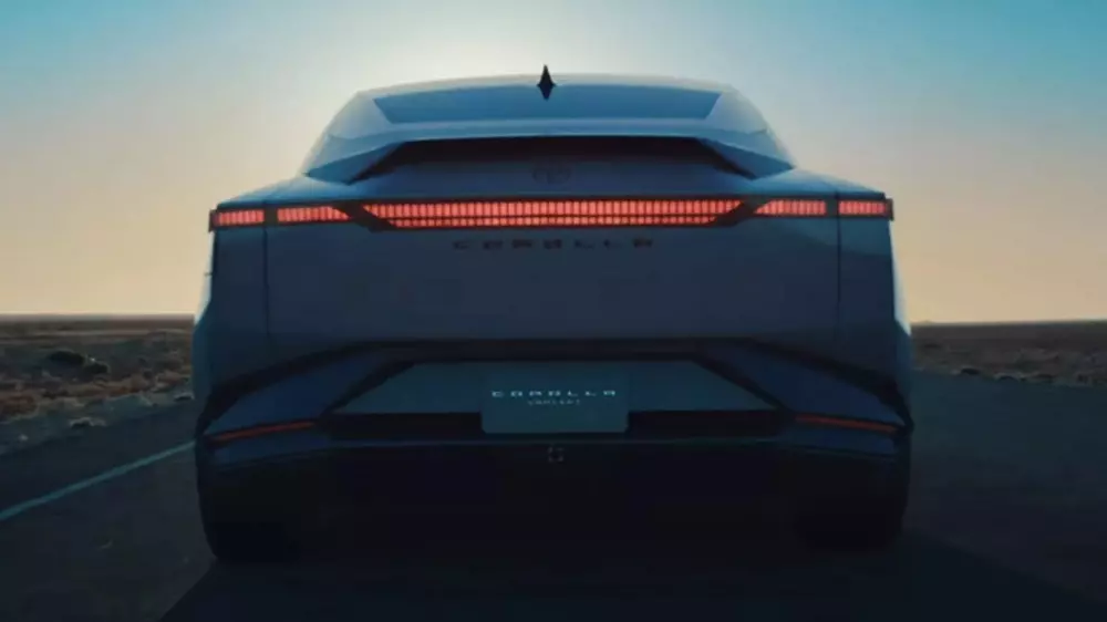 Thiết kế đằng sau của Toyota Corolla Concept 
