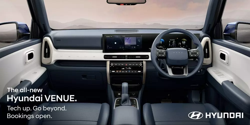 Khoang lái của Hyundai Venue 2026 Khoang lái của Hyundai Venue 2026