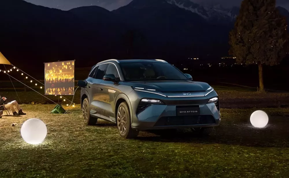 SUV cỡ lớn BYD Atto 8 ra mắt toàn cầu