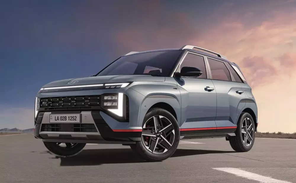 Hyundai Venue N Line 2026 có thiết kế thể thao hơn bản thường Hyundai Venue N Line 2026 có thiết kế thể thao hơn bản thường