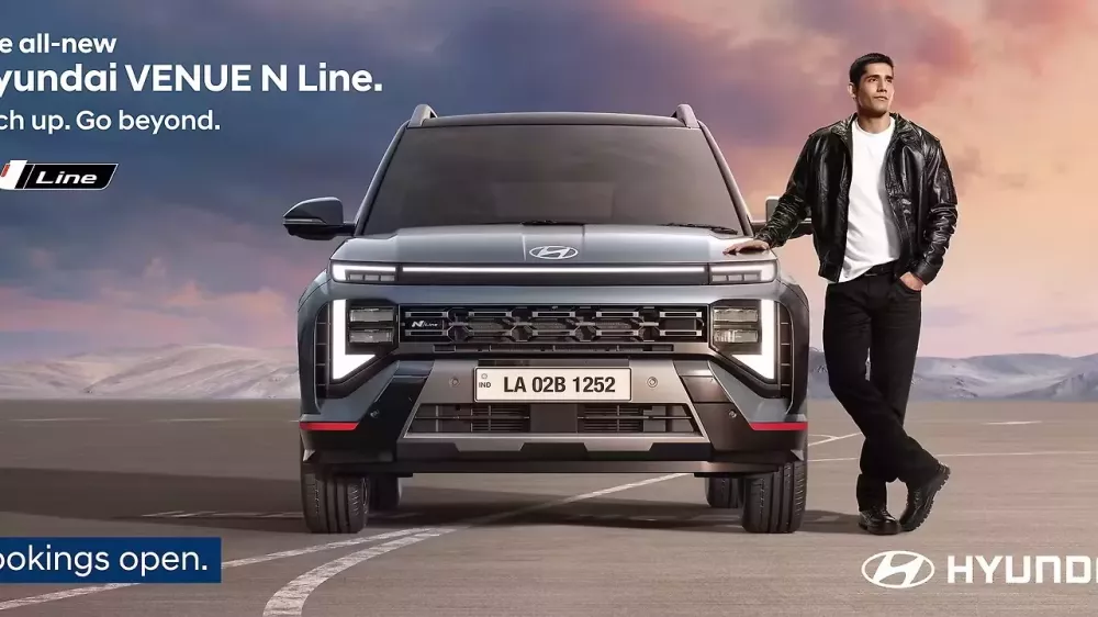 Vén màn Hyundai Venue N Line 2026 Vén màn Hyundai Venue N Line 2026