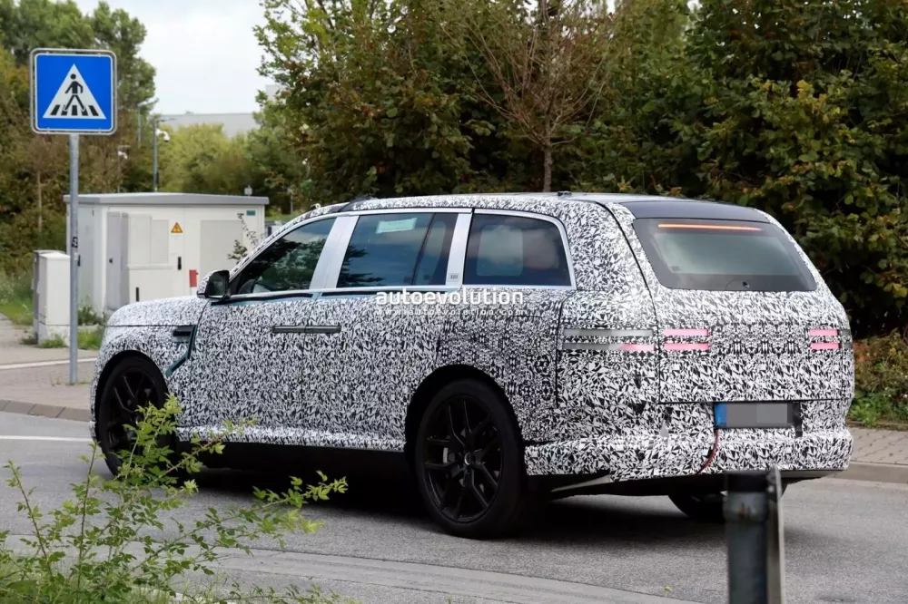 Xe Hàn Quốc Genesis GV90 2027 phát hiện có cửa mở ngược như xe Rolls-Royce- Ảnh 7.