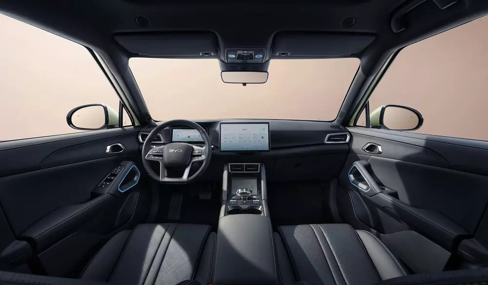 Nội thất của BYD Atto 2 d&agrave;nh cho ch&acirc;u &Acirc;u