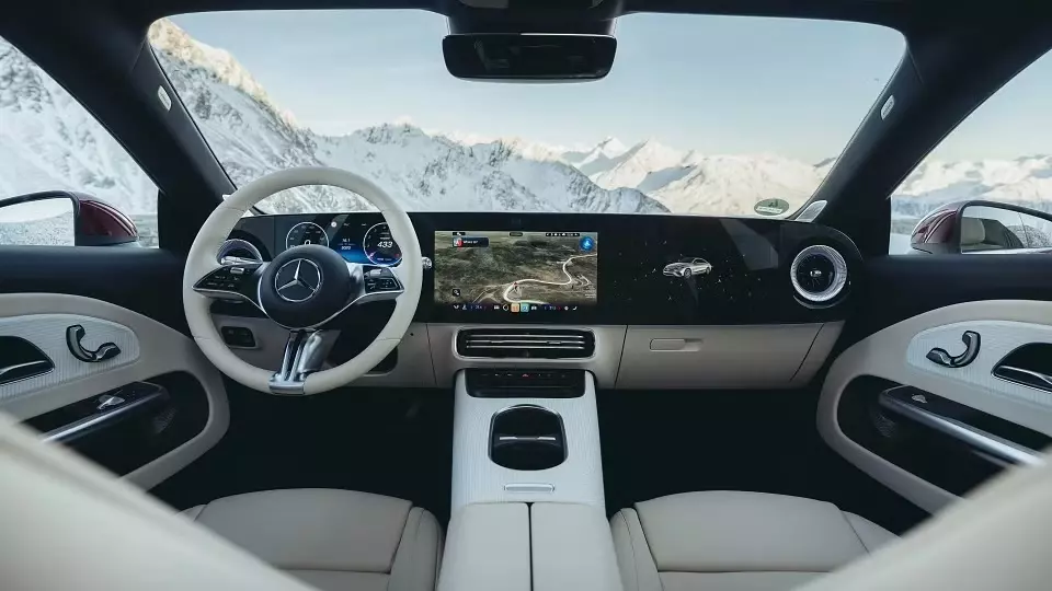 Khoang l&aacute;i của Mercedes-Benz CLA 220 hybrid 2026