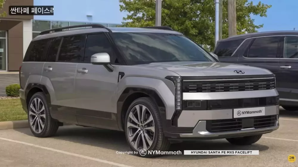 Đ&acirc;y l&agrave; thiết kế mới của Hyundai Santa Fe 2027, c&oacute; thể bỏ đ&egrave;n hậu g&acirc;y tranh c&atilde;i của bản cũ- Ảnh 4.